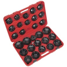 Sealey 30 Piece Oil Filter Cap Wrench Set
