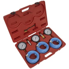 Sealey 3 Piece HGV / LGV Air Brake Test Pressure Gauge Set