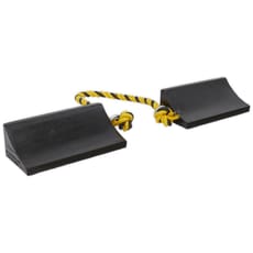 Sealey Heavy Duty Rubber Wheel Chocks