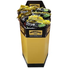 Sealey Worksafe Dump Bin and Assorted Work Gloves