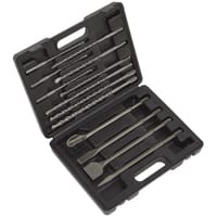 Sealey 13 Piece SDS Plus Drill Bit and Chisel Set 