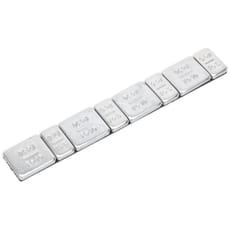Sealey 5 and 10G Adhesive Zinc Plated Steel Wheel Weight Strips