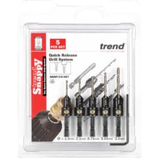 Trend Snappy 5 Piece Drill Countersink Set for Wood Screws