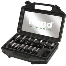 Trend 15 Piece 1/2 Shank Router Cutter Starter Set
