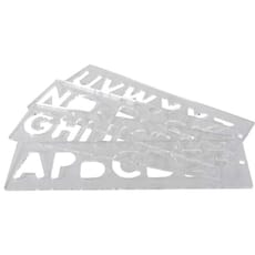 Trend Letters Uppercase Template Set