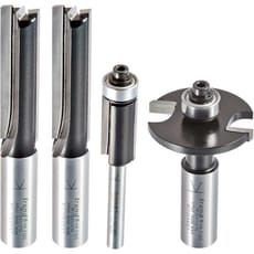 Trend 4 Piece Kitchen Fitters Router Cutter Set