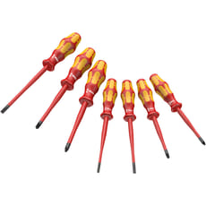 Wera 160ISS 7 Piece Kraftform Plus VDE Slimline Screwdriver Set