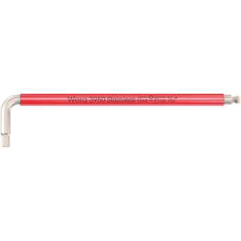 Wera 3950 SPKL Stainless Steel Multicolour Hex Key Imperial