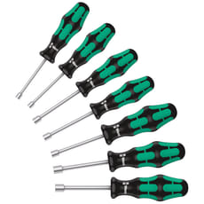 Wera 7 Piece Kraftform Plus 395 HO/7 SM Nutdriver Set