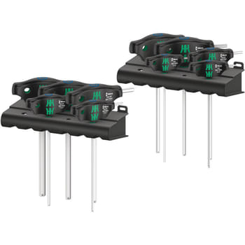 Wera 10 Piece Holding Function T Handle Hex Key Set Imperial