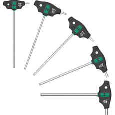 Wera 454/5 HF SHK 5 Piece T Handle Hex Plus Key Set