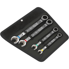 Wera 4 Piece Joker 6000 Ratchet Combination Spanner Set Metric