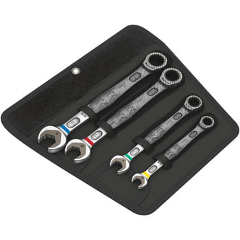 Wera 4 Piece Joker 6000 Ratchet Combination Spanner Set Metric