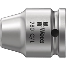Wera 780C/1S Extra Strong 1/2" Square Drive to 1/4" Hex Screwdriver Bit Holder