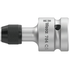 Wera 784C/1 1/2" Square Drive to 1/4" Hex Screwdriver Bit Holder
