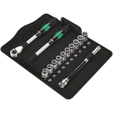 Wera 8006 SC1 Zyklop Hybrid 13 Piece 1/2" Drive Socket Set
