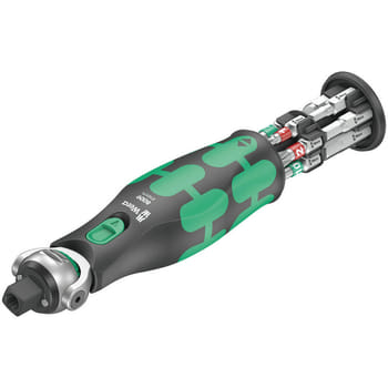 Wera 8009 Zyklop Pocket Set Imperial 1 Ratchet and 12 Piece Bit Set