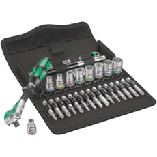 Wera Zyklop 28 Piece 1/4" Drive Socket and Bit Set Imperial