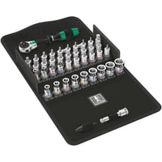 Wera 8100 SA 1/4 Drive All-In Zyklop Speed Ratchet 42 Piece Set