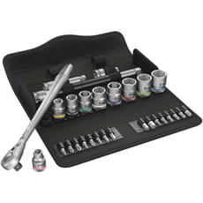 Wera 8100 SB8 Zyklop 29 Piece 3/8" Drive Socket and Bit Set