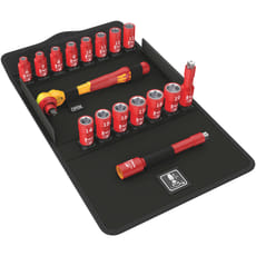 Wera 8100 SB VDE 3/8 Drive Zyklop Socket Set