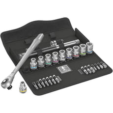 Wera 8100 SC7 Zyklop 28 Piece 1/2" Drive Socket and Bit Set