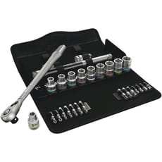 Wera 8100 SC8 Zyklop 28 Piece 1/2" Drive Socket and Bit Set