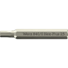 Wera 840/0 4mm Hex Drive Hex Plus Micro Screwdriver Bits