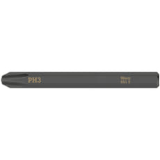 Wera 851 S Phillips Screwdriver Bit for Hand Impact Drivers