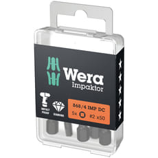 Wera 868/1 Impaktor Square Robinson Screwdriver Bits