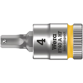 Wera 8740 A HF Zyklop 1/4" Drive Hexagon Socket Bit Metric