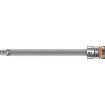 Wera 8740 A HF Zyklop 1/4" Drive Long Hexagon Socket Bit Metric