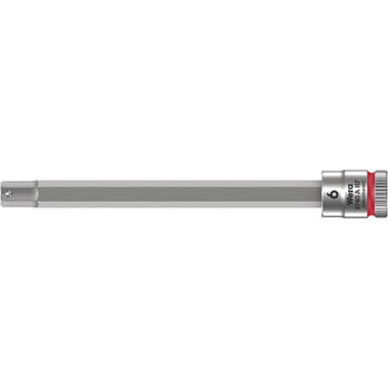 Wera 8740 A HF Zyklop 1/4" Drive Long Hexagon Socket Bit Metric