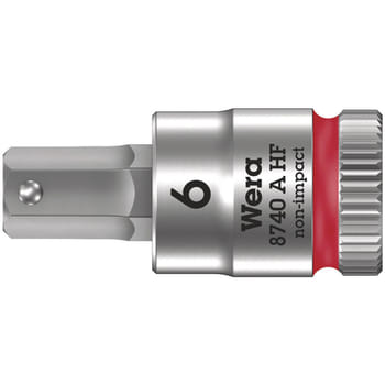 Wera 8740 A HF Zyklop 1/4" Drive Hexagon Socket Bit Metric