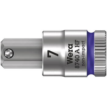 Wera 8740 A HF Zyklop 1/4" Drive Hexagon Socket Bit Metric