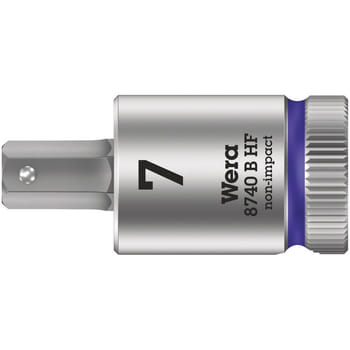 Wera 8740 B HF Zyklop 3/8" Drive Hexagon Socket Bit Metric