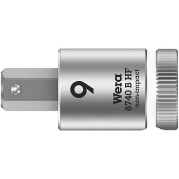 Wera 8740 B HF Zyklop 3/8" Drive Hexagon Socket Bit Metric