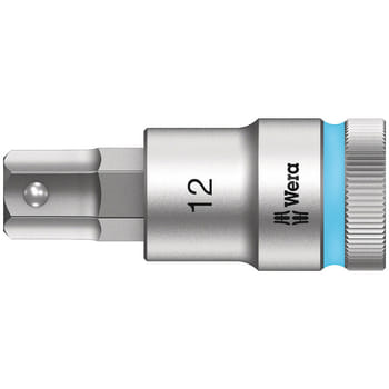 Wera 8740C HF Zyklop 1/2" Drive Hexagon Socket Bit Metric