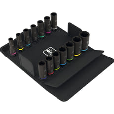 Wera 8790 B Impaktor 14 Piece 3/8" Drive Deep Hexagon Impact Socket Set