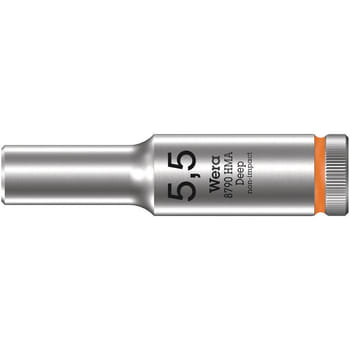 Wera 8790 HMA Deep 1/4" Drive Hexagon Socket Metric