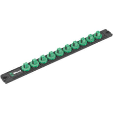 Wera 9600 3/8" Drive Magnetic Socket Rail Twist-To-Unlock