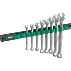 Wera 6003 Joker 1 8 Piece Ring Spanner Set on Magnetic Rail