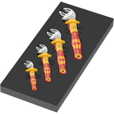 Wera 4 Piece 6004 Joker VDE Insulated Spanner Set in Foam Module