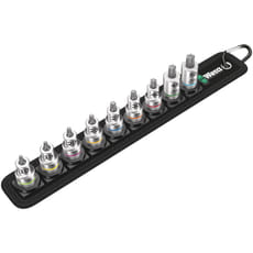 Wera 9 Piece 3/8 Drive Zyklop Torx HF Bit Socket Set