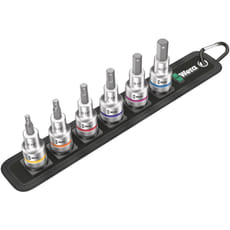Wera 6 Piece 1/2 Drive Zyklop In-Hex Hf Bit Socket Set