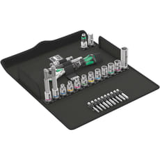 Wera Zyklop 27 Piece 3/8" Drive Speed Ratchet and Bicycle Socket Set