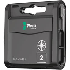 Wera Bit-Box Extra Hard Pozi Screwdriver Bits