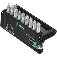 Wera 10 Piece Bit-Check Torsion Screwdriver Bit Set