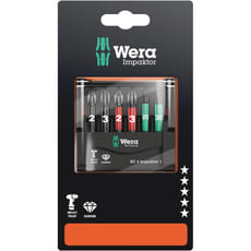 Wera 6 Piece Impaktor Screwdriver Bit Set