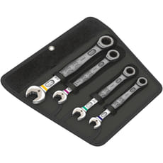 Wera 4 Piece Joker 6000 Ratchet Combination Spanner Set Imperial